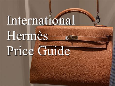 hermes international price guide